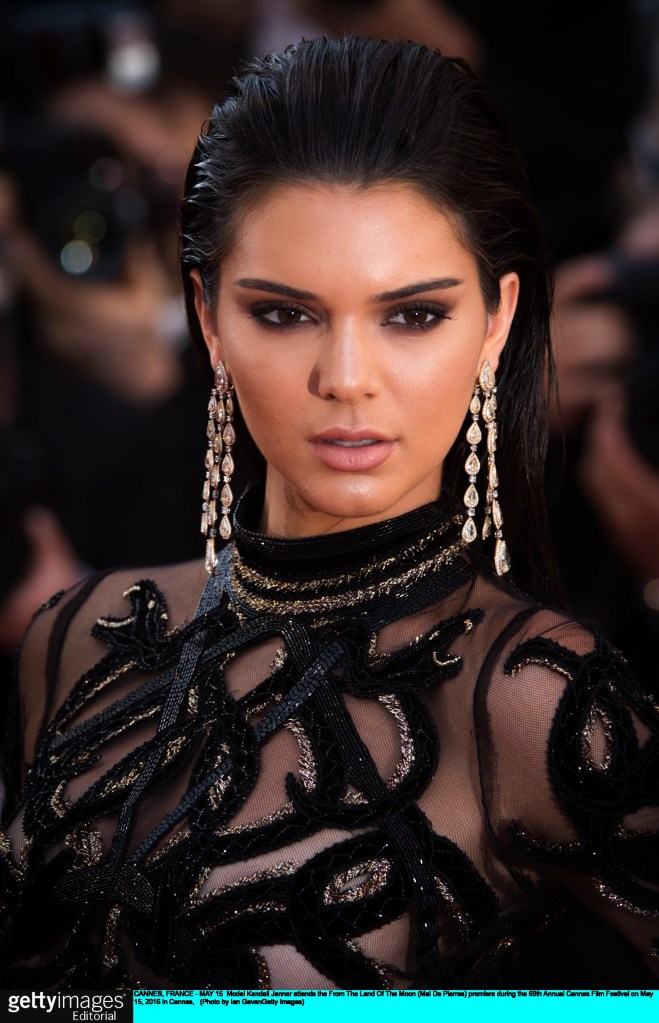 She was also dripping in diamonds