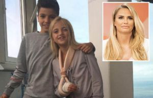 Katie Price shares an adorable picof Junior and Princess 1 week after daughter's broken arm op drama