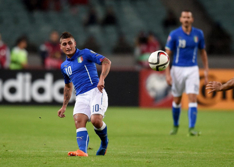 Azerbaijan v Italy - EURO 2016 Qualifier