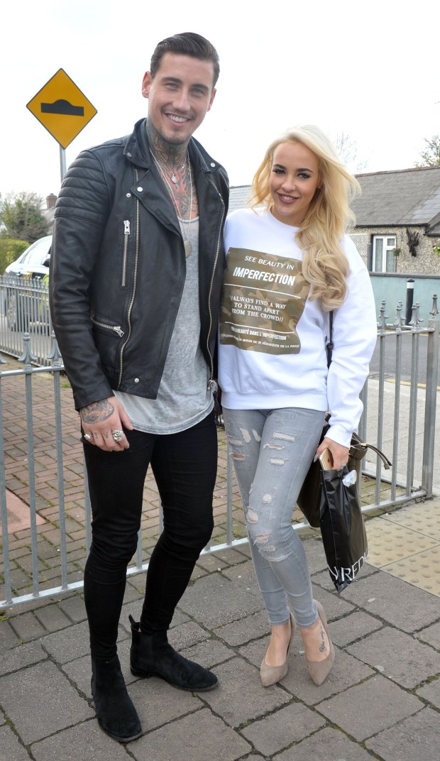 Jeremy MConnell and Stephanie Davis before their bitter split - which has turned toxic over recent weeks