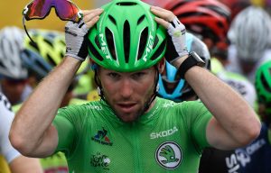 Mark Cavendish lost the best sprinter's green jersey