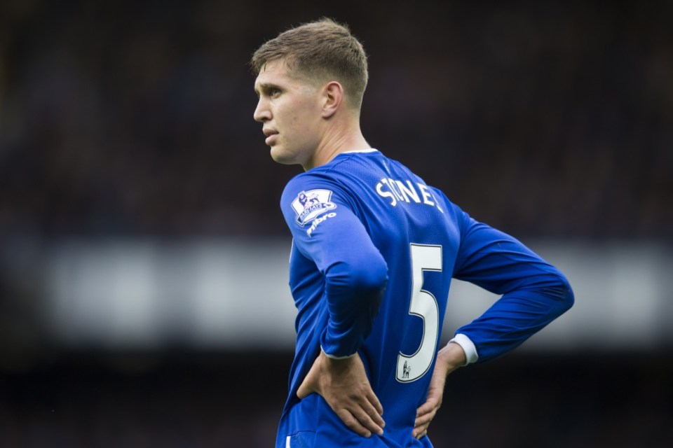 FILE - In this Sunday Aug. 23, 2015 file photo, Everton's John Stones is seen during his team's English Premier League soccer match between Everton and Manchester City at Goodison Park Stadium, Liverpool, England. Manchester City signed England center back John Stones for a reported 50 million pounds ($65 million) on Tuesday, Aug. 9, 2016, confirming the deal about an hour after UEFA announced the defender was in the team¿s squad for the Champions League playoff round. Stones, who has signed a six-year deal, now ranks alongside David Luiz as the most expensive defender in football history - despite not being a regular at former club Everton last season. (AP Photo/Jon Super, file)