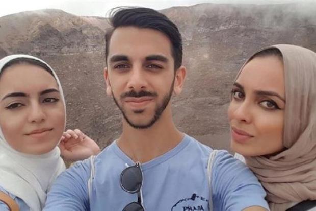 Sakina Dharas and her sister Maryam and brother Ali