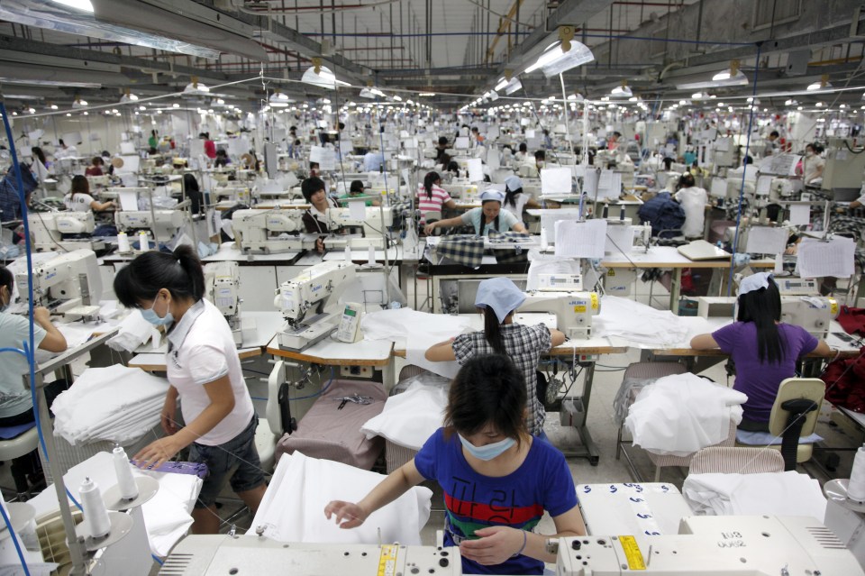 China - Manufacturing - Textile Alliance Apparel factory in Qingxi Township