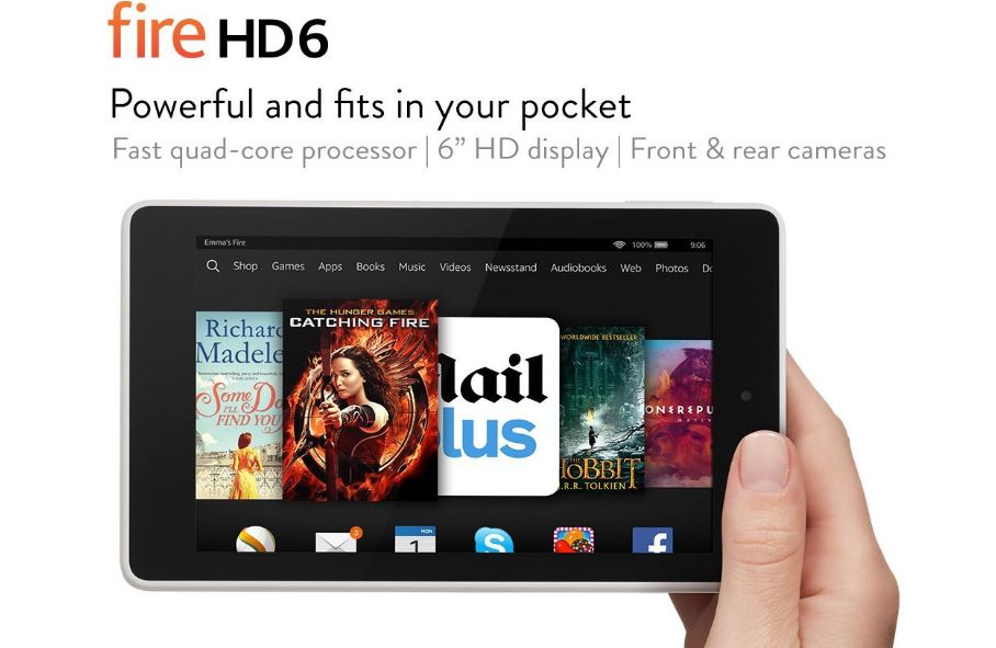 Fire HD 6, 6" HD Display, Wi-Fi, 16 GB