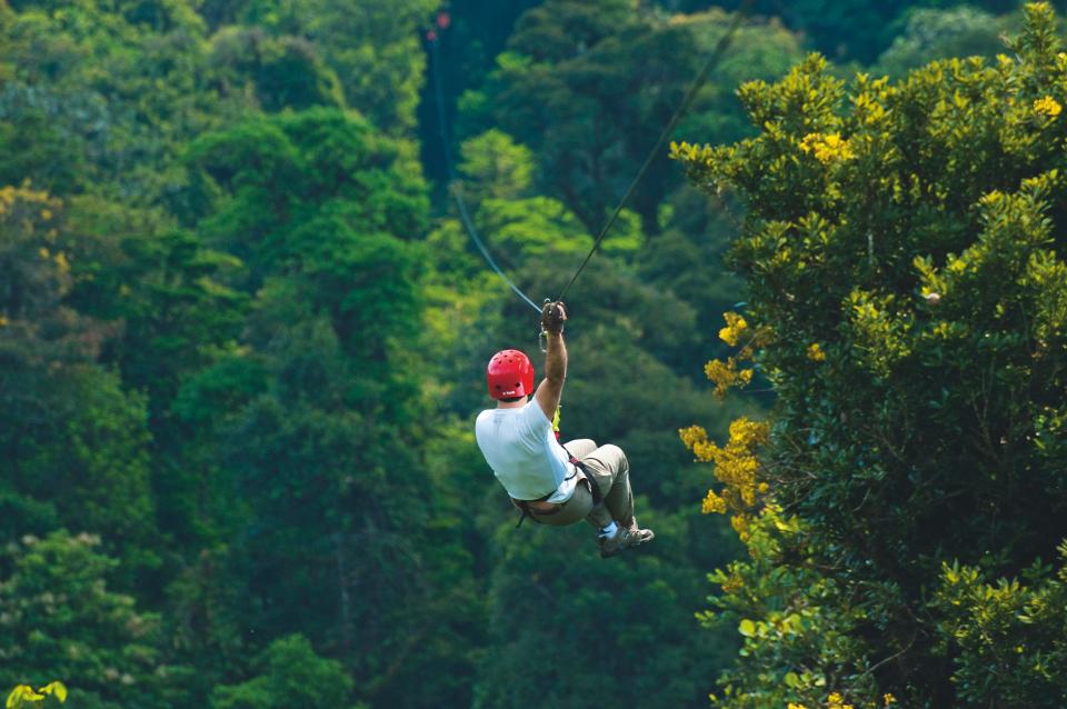  Swing in the sky . . . explore the rainforests of Costa Rica from the treetops