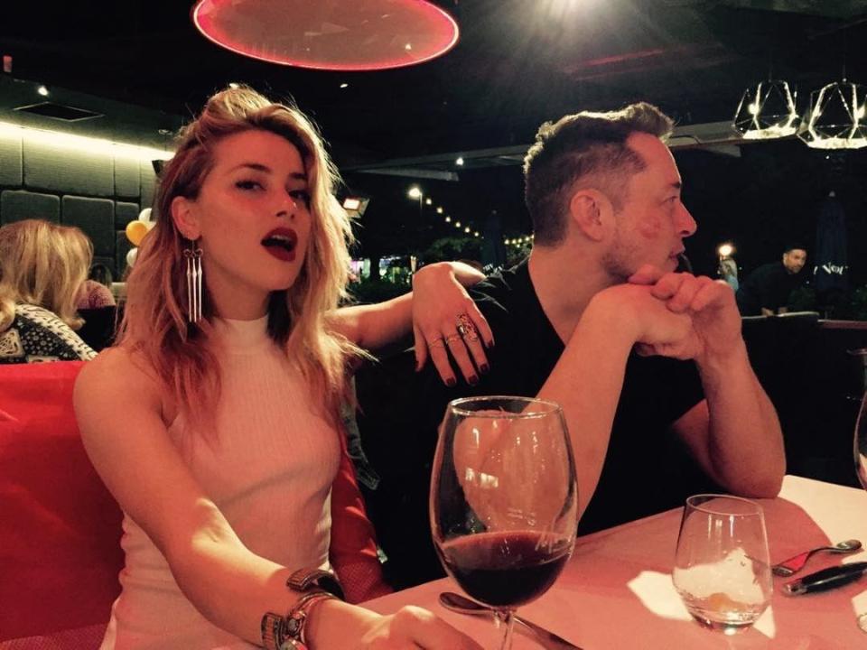 Amber Heard posted a photo to Instagram with Elon Musk seeming to confirm the pair's romance this week