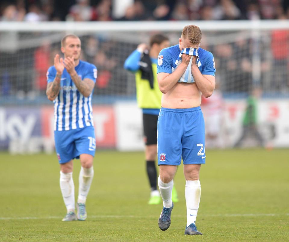 Hartlepool's 96-year stay in the Football League came to an end on Saturday