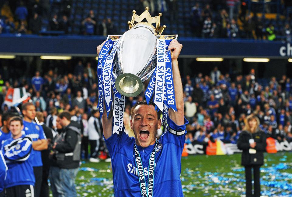 John Terry was celebrating glory for a third time with Chelsea in 2009-10 season
