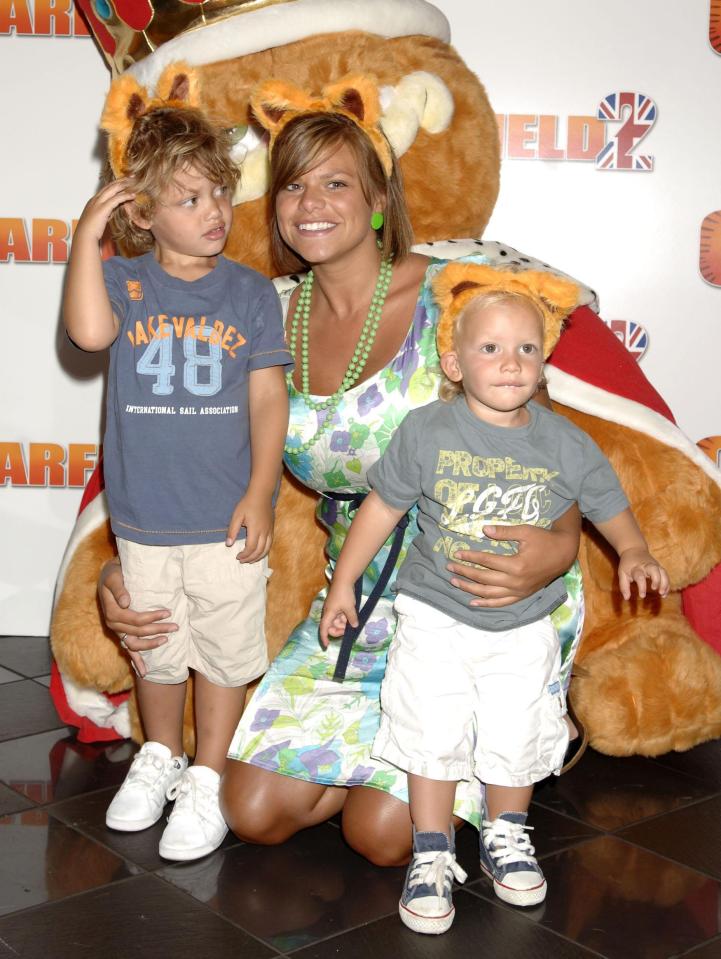  Jade, here with the boys, died aged just 27