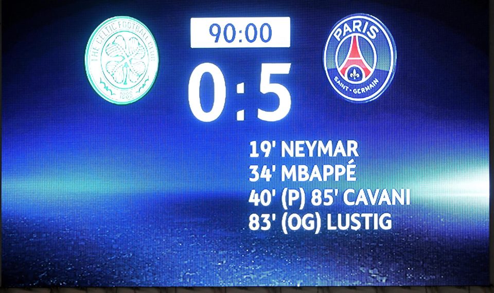  Celtic will be keen to put the Champions League demolition behind them