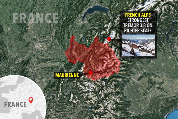  The French Alps have been rocked with 140 earthquakes in 40 days