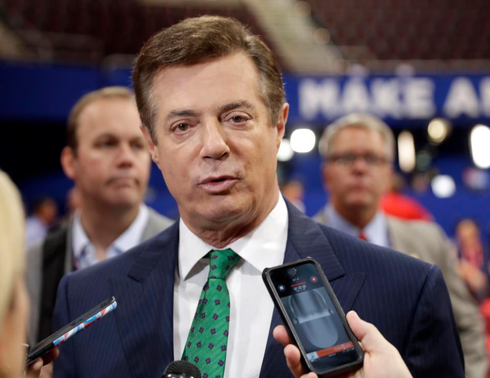 Paul Manafort has turned himself in to the FBI over Russian election meddling