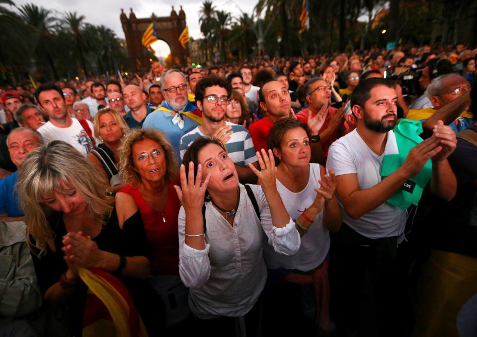 Many were disappointed not to hear an immediate declaration of independence