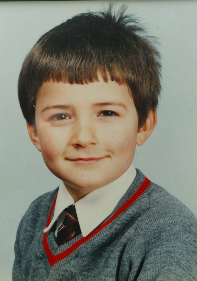  12. Who's school picture is this?
