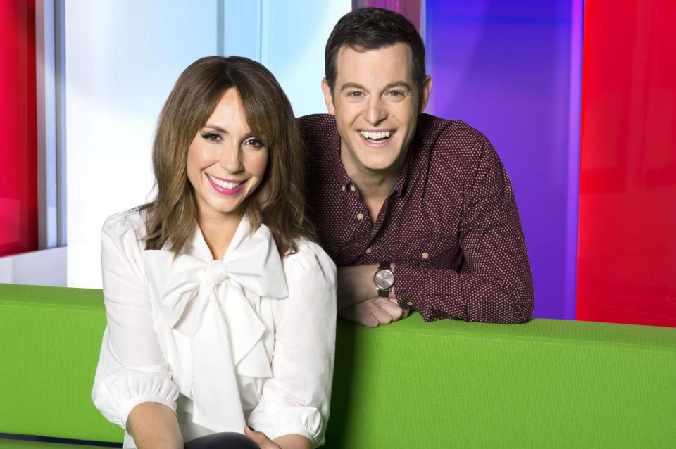  Alex Jones and Matt Baker will host The One Show tonight