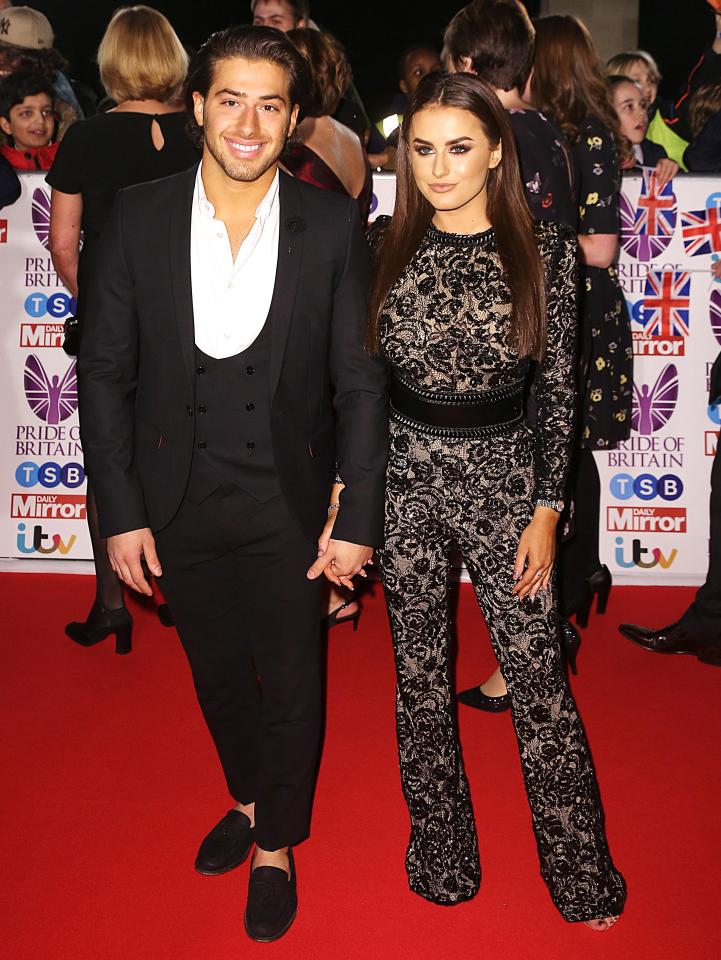  Kem and Amber appearing at the Pride of Britain awards in October 2017