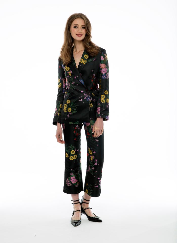  Floral blazer, £119.99; trousers, £79.99