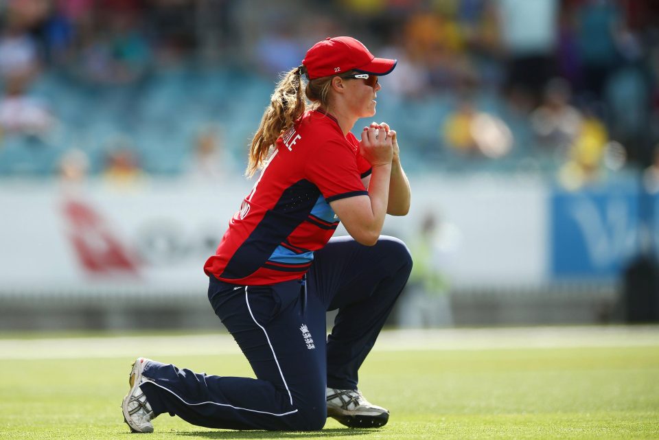 Cricketer Anya Shrubsole is in contention after her World Cup exploits