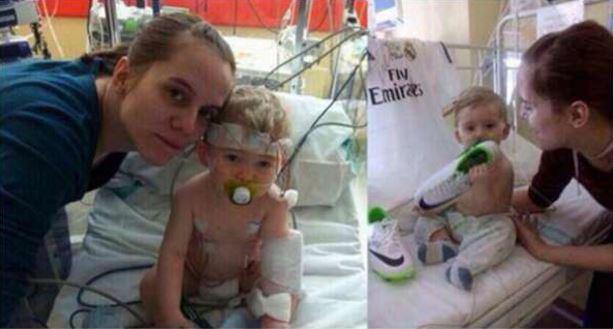  Ronaldo paid £55,000 for surgery to help ten-month old Erik Ortiz Cruz beat a brain condition