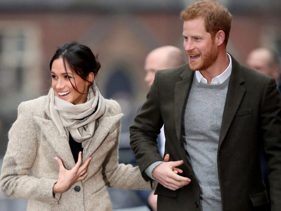 Prince Harry and Meghan Markle received a warm welcome as they arrived at a radio station in Brixton, south London
