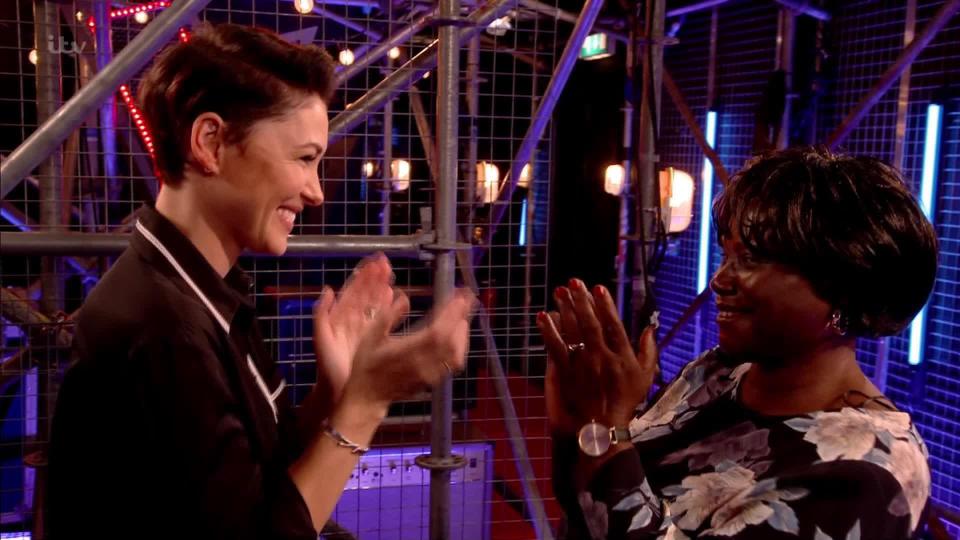  His proud mum was watching in the wings with Emma Willis