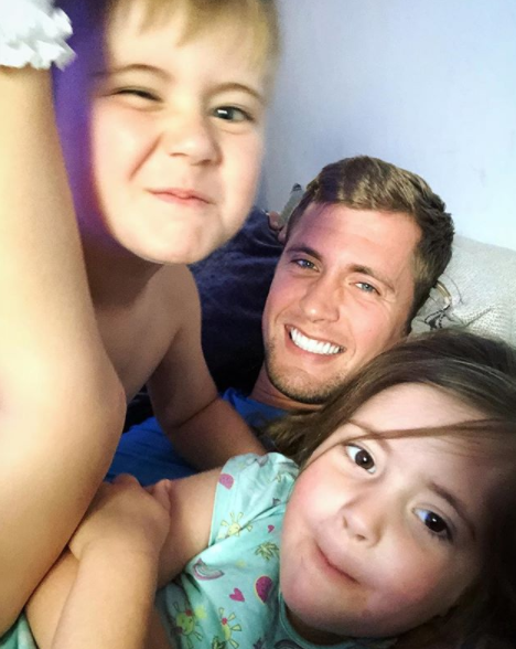  Dan shares daughter Ella with Jacqueline and son Teddy from a previous relationship