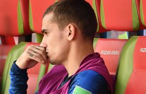 Antoine Griezmann was said to be 'fuming' after being substituted for France in their close call against Australia