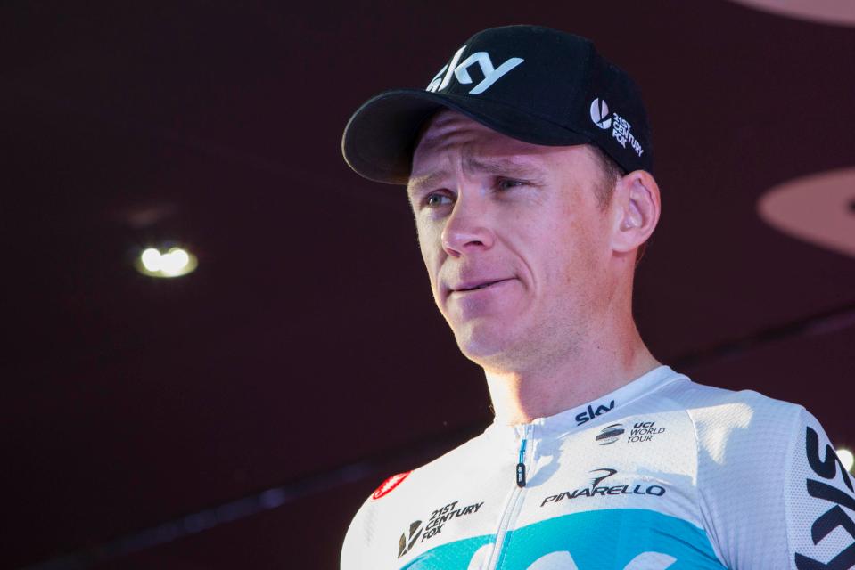  Chris Froome is the subject of an ongoing case over abnormal levels of Salbutamol
