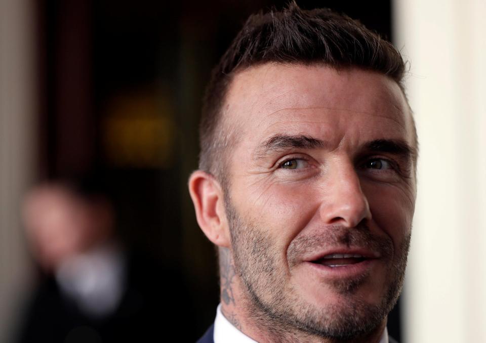  Former England captain Beckham has been closely following the team