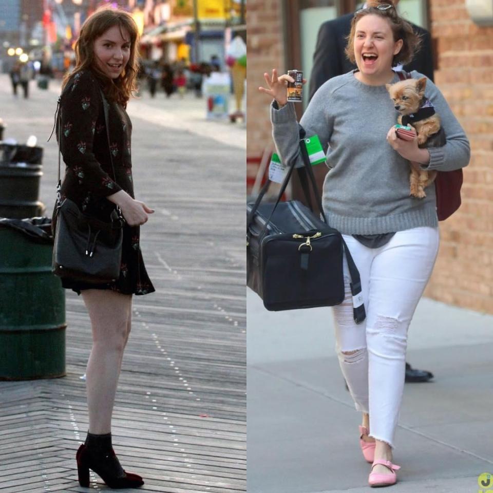 Lena Dunham is brave for posting this photo on Instagram