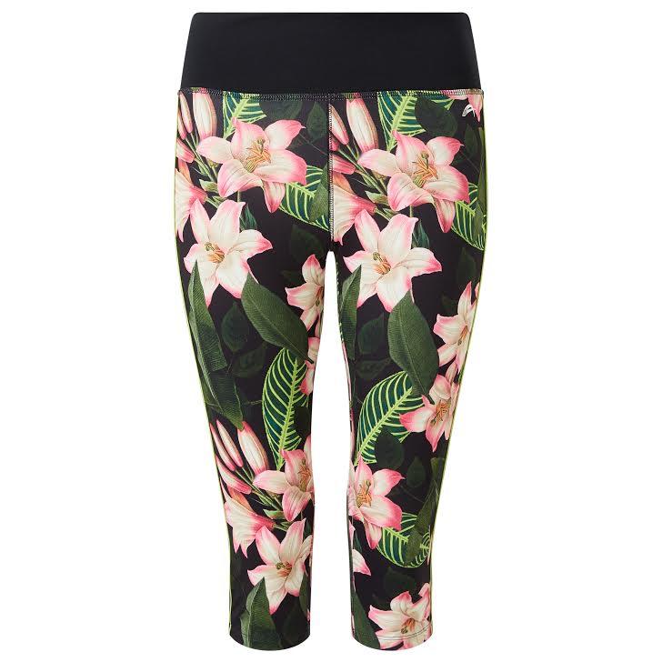  Go tropical with these bright crop leggings