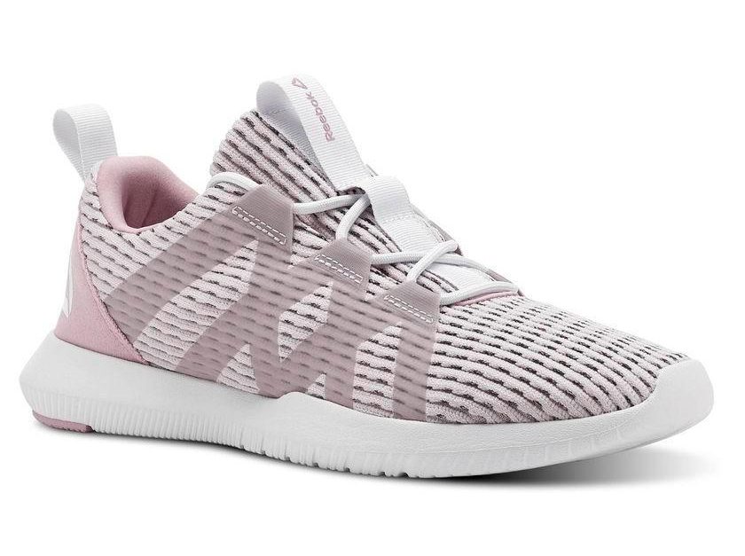  Slip into these pull-off-and-on Reeboks
