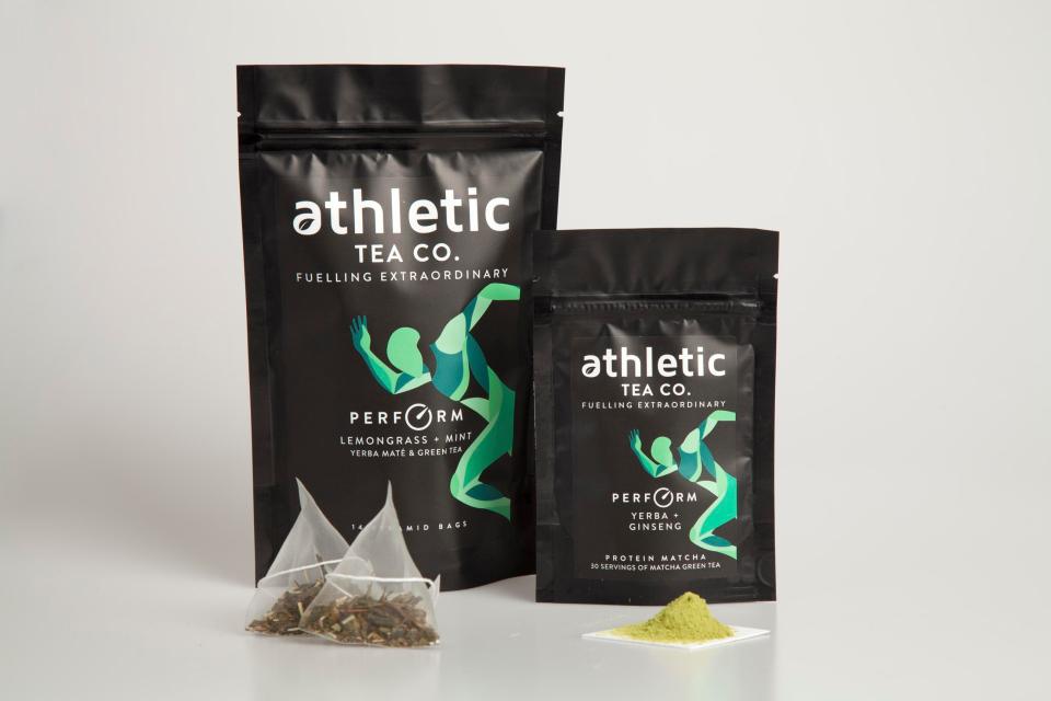  Swap your morning coffee for Athletic Tea Co's lemongrass and mint tea which slowly releases energy