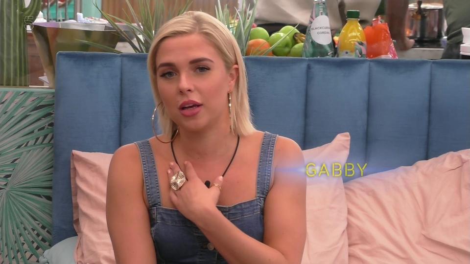  Gabby Allen revealed the status of her love life to her fellow housemates