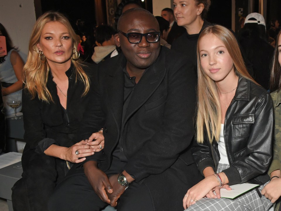 She sat in the FROW of Topshop’s London Fashion Week show with Vogue editor Edward Enninful and her mum back in September