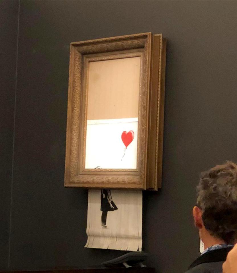 The famous piece of artwork had just sold for over £1million