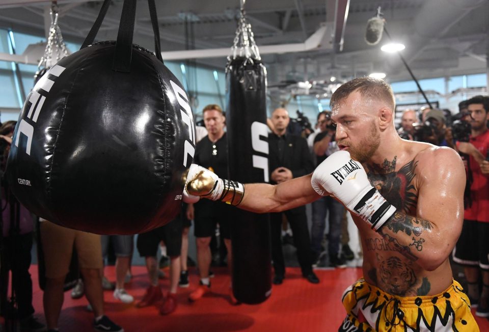 McGregor tried his hand at boxing once before - but the Irishman has not ruled out a move back into the ring