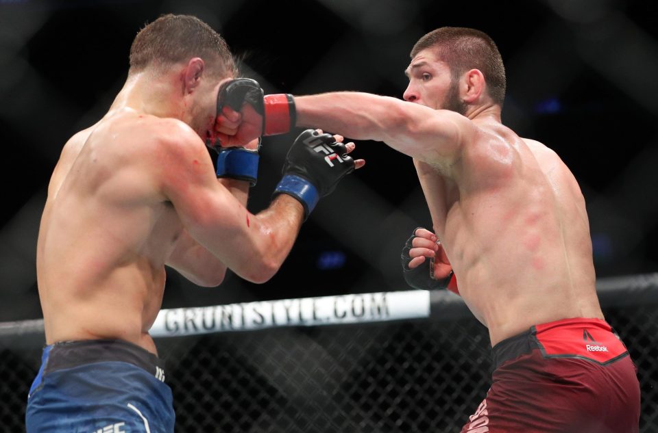  The Russian captured the UFC lightweight title after beating Iaquinta