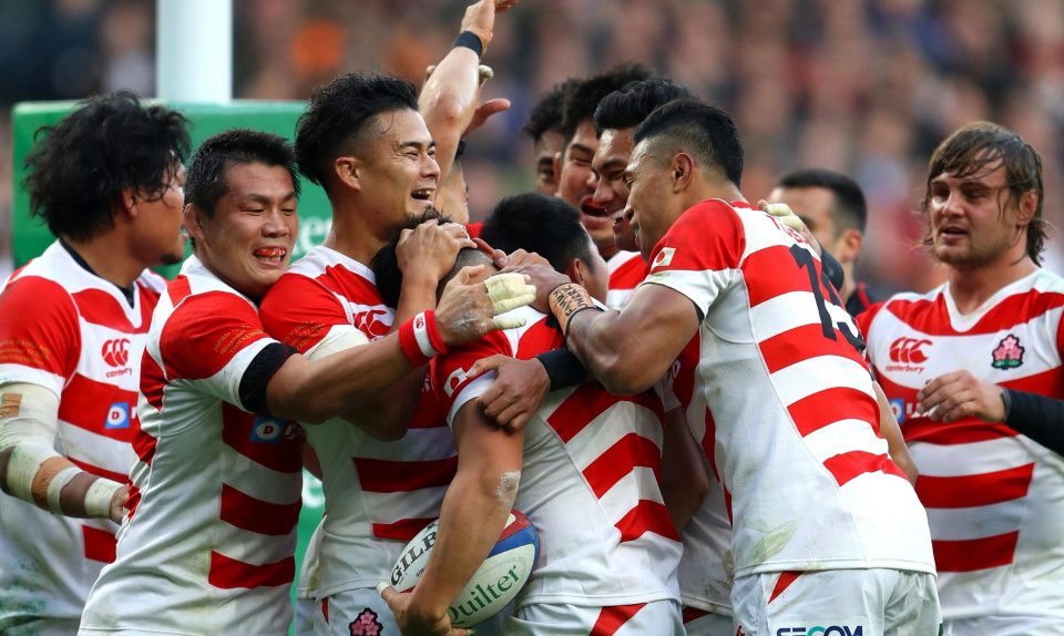  Japan deserved their lead at half-time as they silenced the home crowd