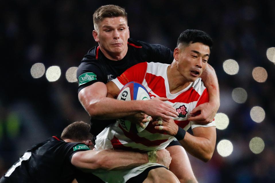  Owen Farrell impressed for England during the exciting encounter