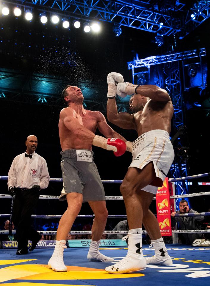  The Ukrainian great was knocked out by Anthony Joshua in his last bout
