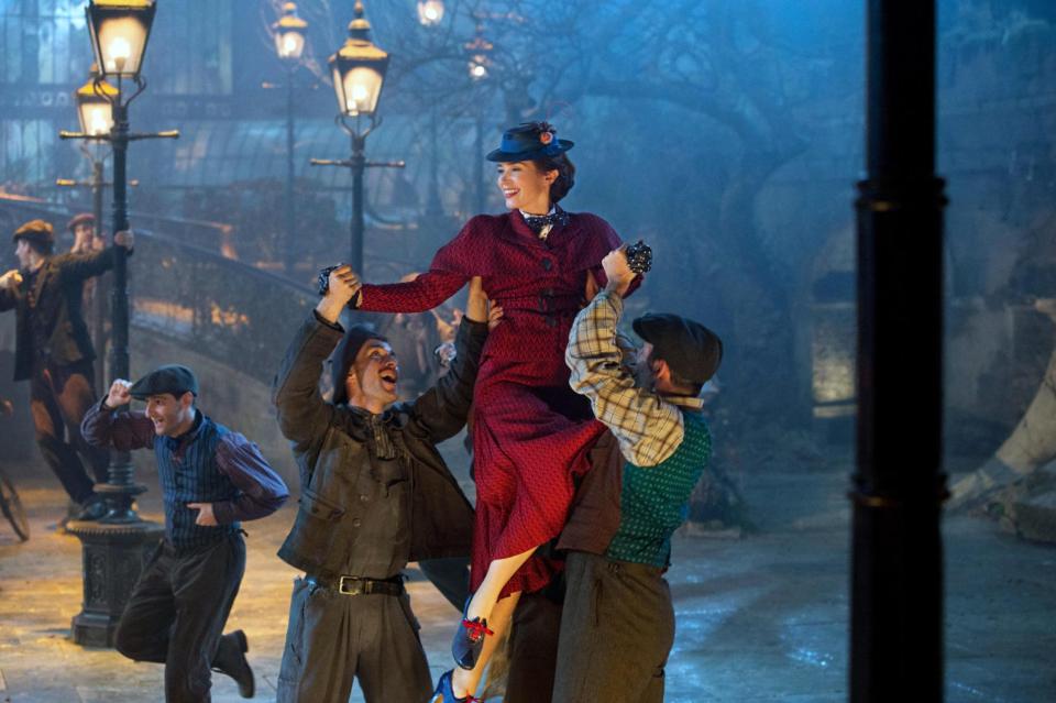 Mary Poppins Returns grossed 10 million in the Christmas weekend