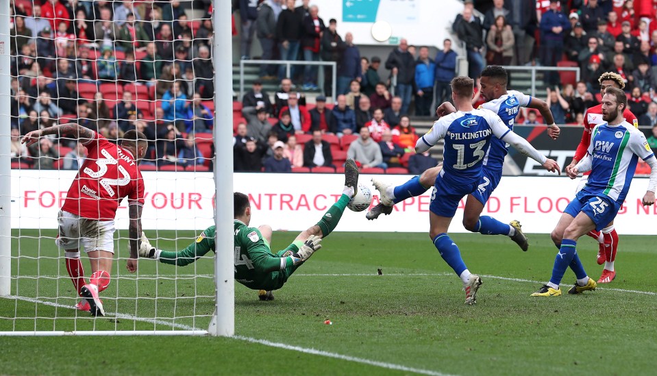  Byrne tucked home the late equaliser