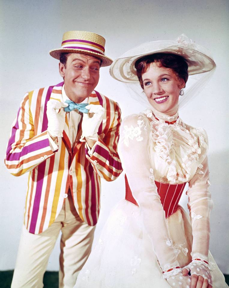  Dick Van Dyke played chimney sweep Bert in Mary Poppins
