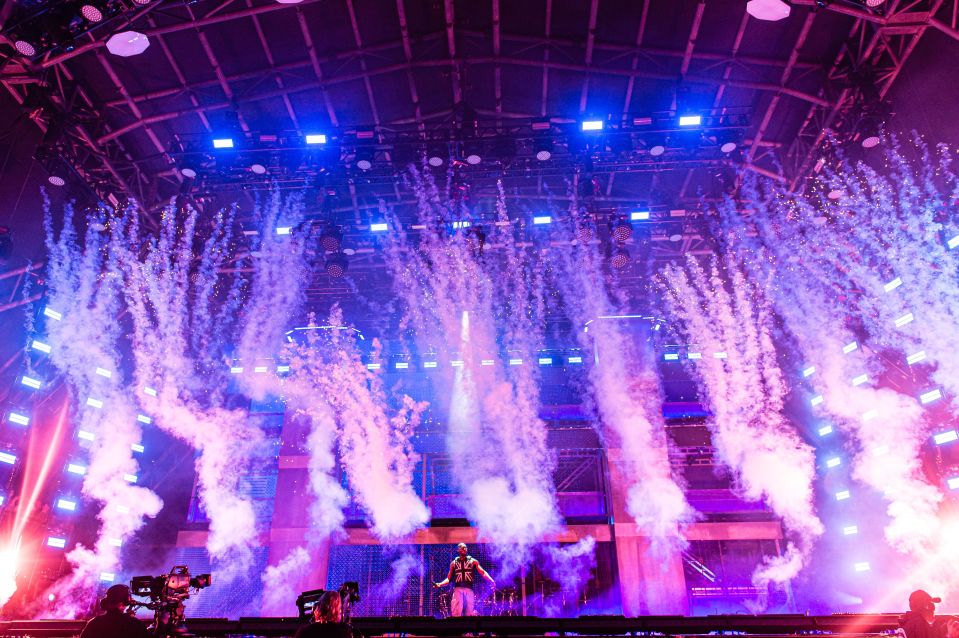  Stormzy graced the Pyramid Stage at Glastonbury Festival on day three of the music extrvaganza