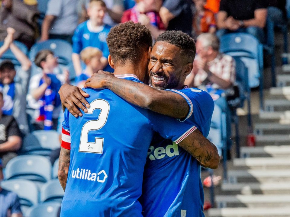  Defoe scored for Rangers against Oxford in a pre-season friendly