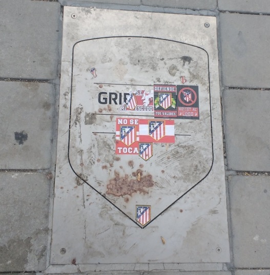Atletico Madrid supporters defaced the plaque to Antoine Griezmann at their Wanda Metropolitano stadium