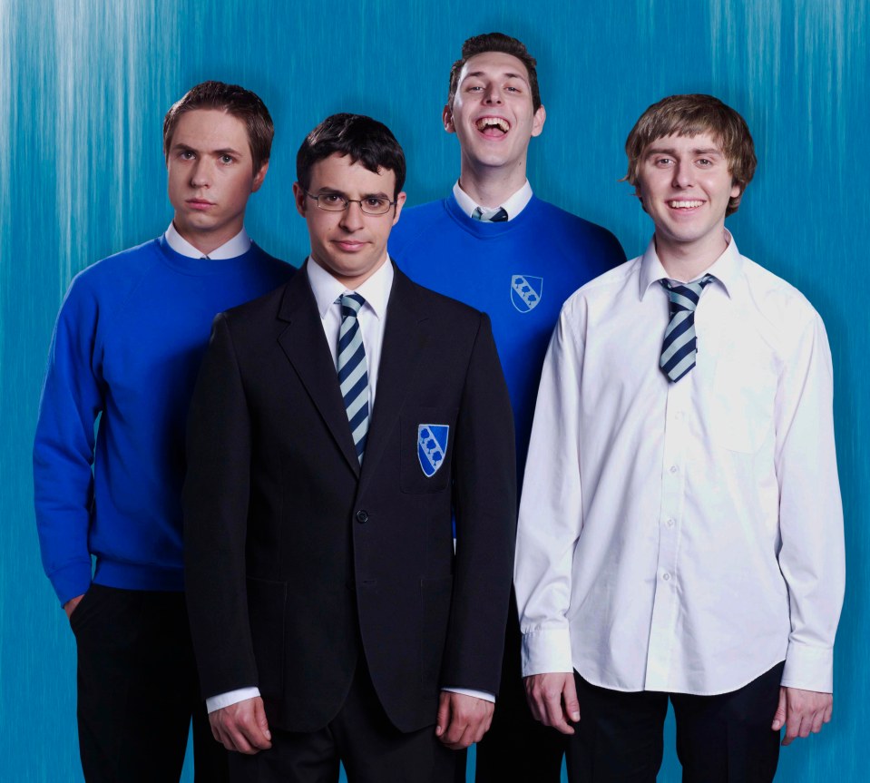The comedian played Jay Cartwright in The Inbetweeners, alongside co-stars Simon Bird, Joe Thomas and Blake Harrison 