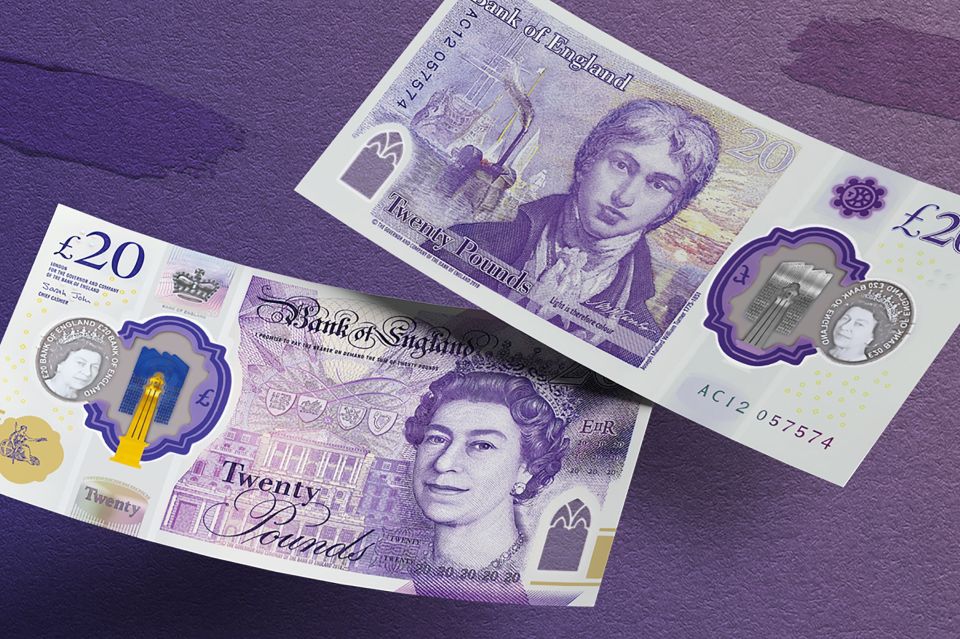 New £20 note will be out in 2020